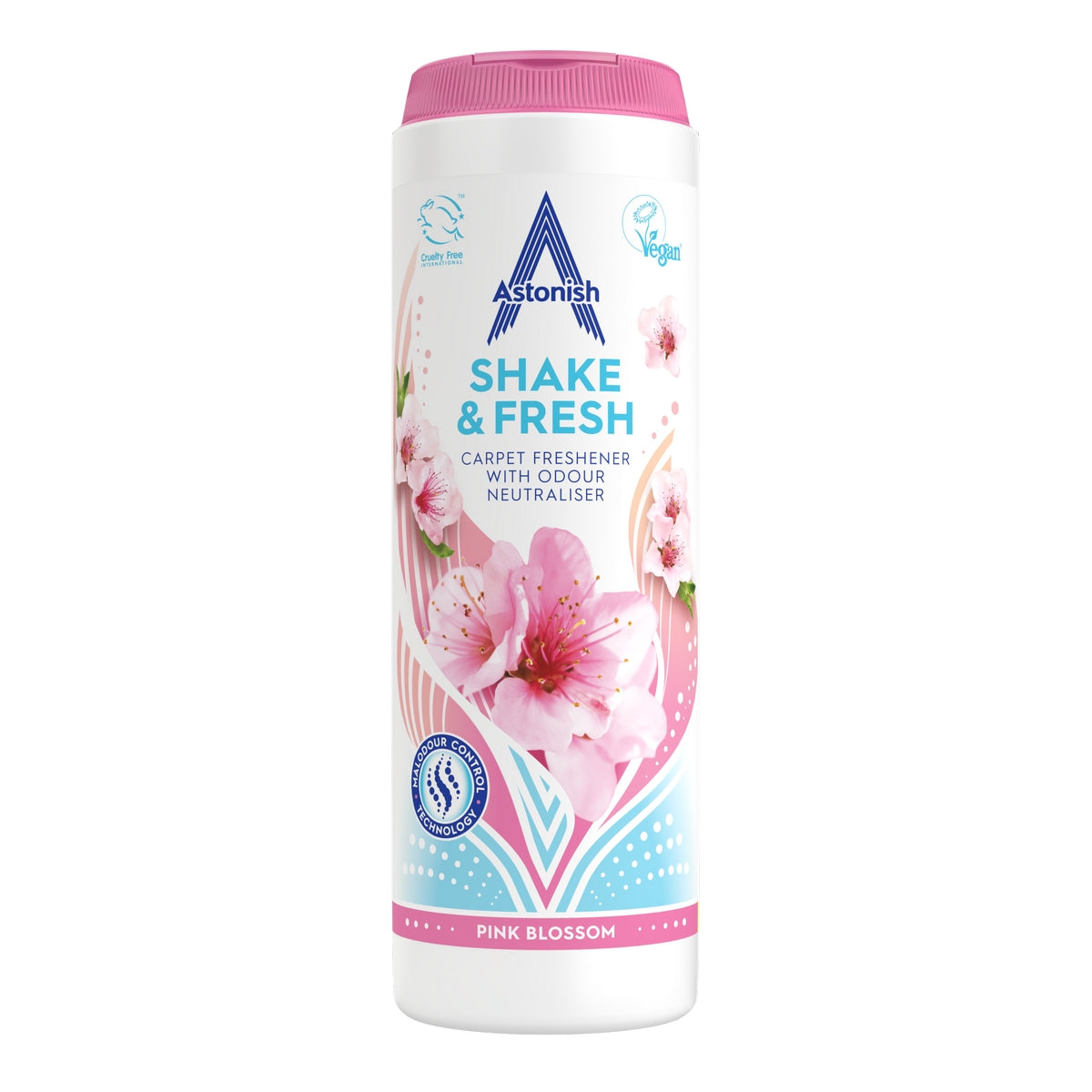 Astonish Shake and Fresh Carpet Freshener Pink Blossom - 350g Primary Image