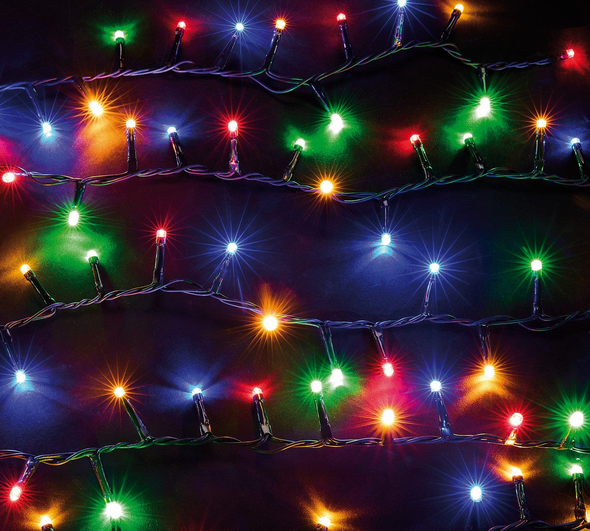Christmas String Fairy Lights Multifunction Multicolour Outdoor 2000 LED - 49.98m by Astralis