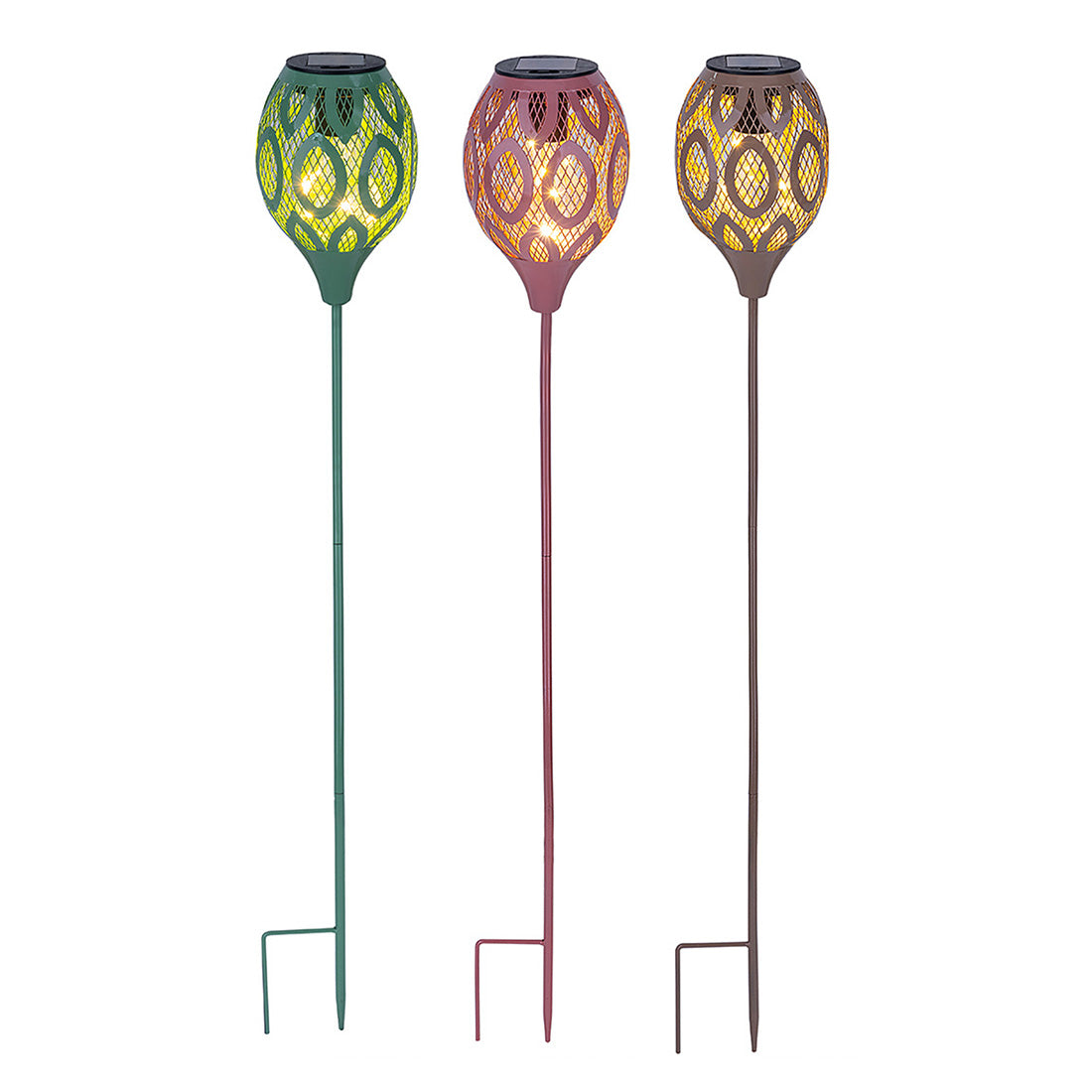 Mesh Solar Garden Stake Light 5 Warm White LED - 83.5cm by Bright Garden