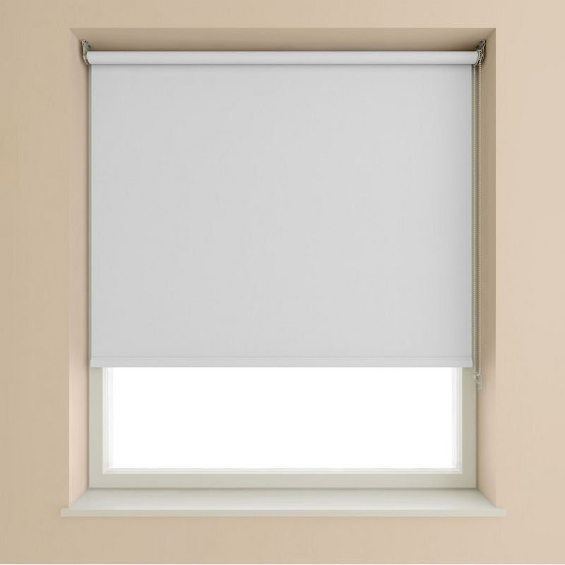 Speedy Blackout Roller Blind White - 150cm Width
