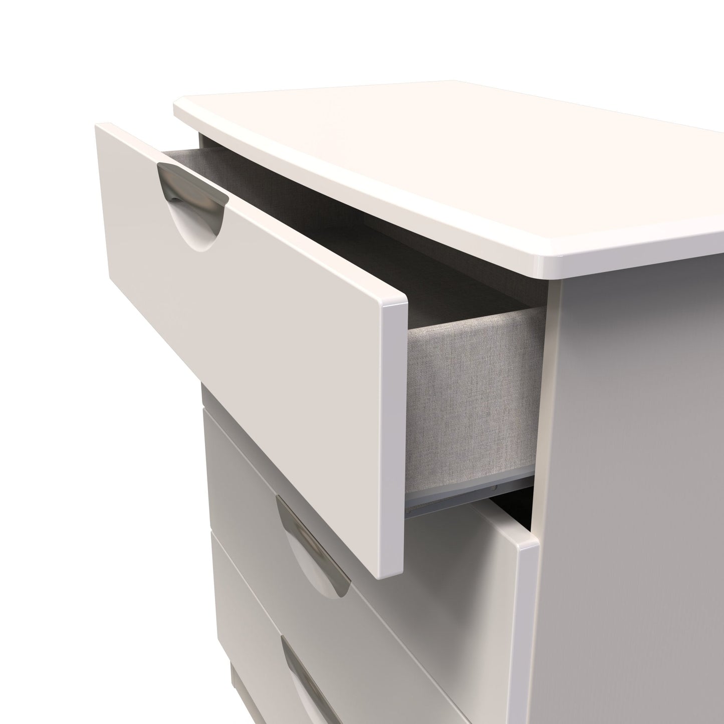 Camden Chest of Drawers Off-White 4 Drawers 89cm