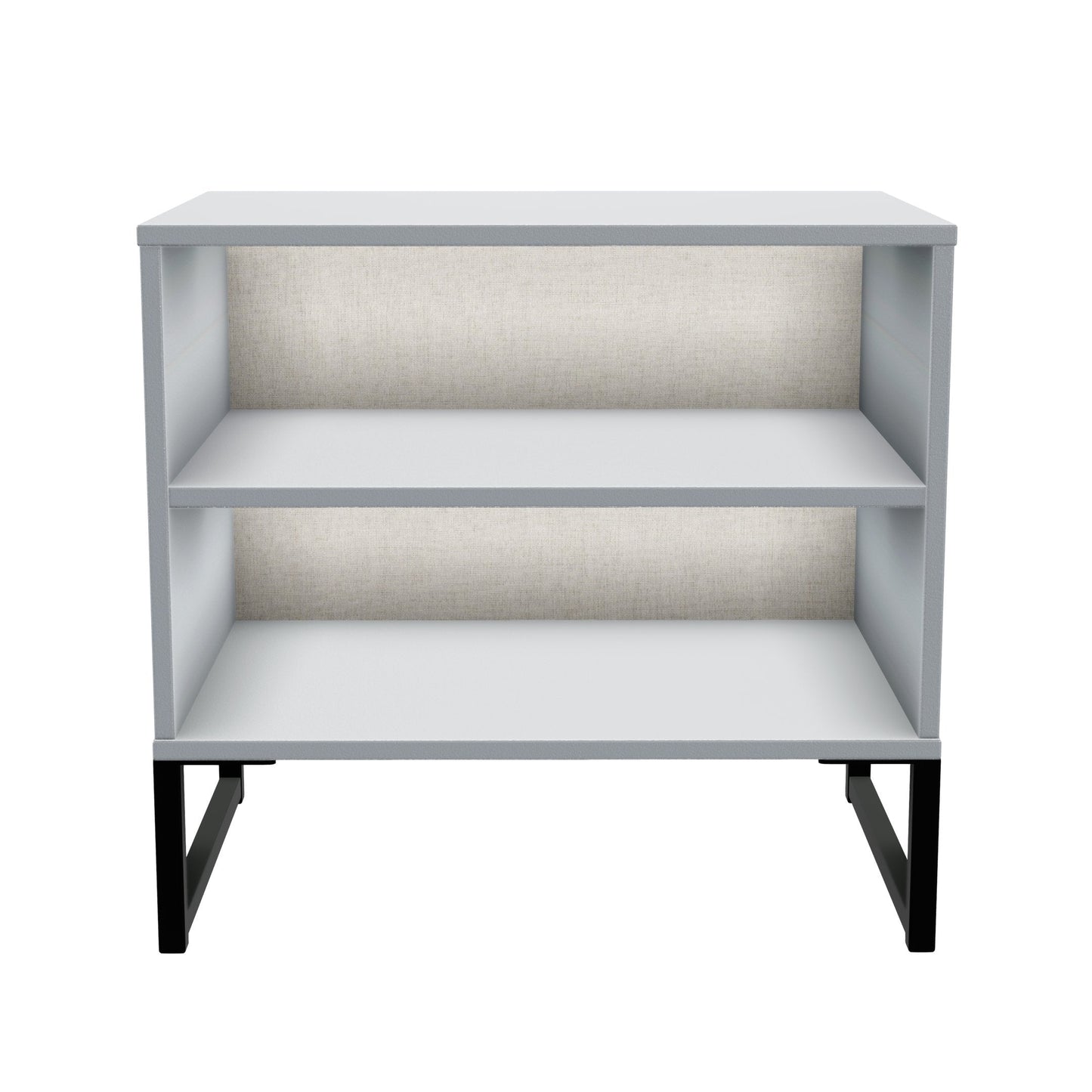 Diego G Shelving Unit Grey 2 Shelves 58cm