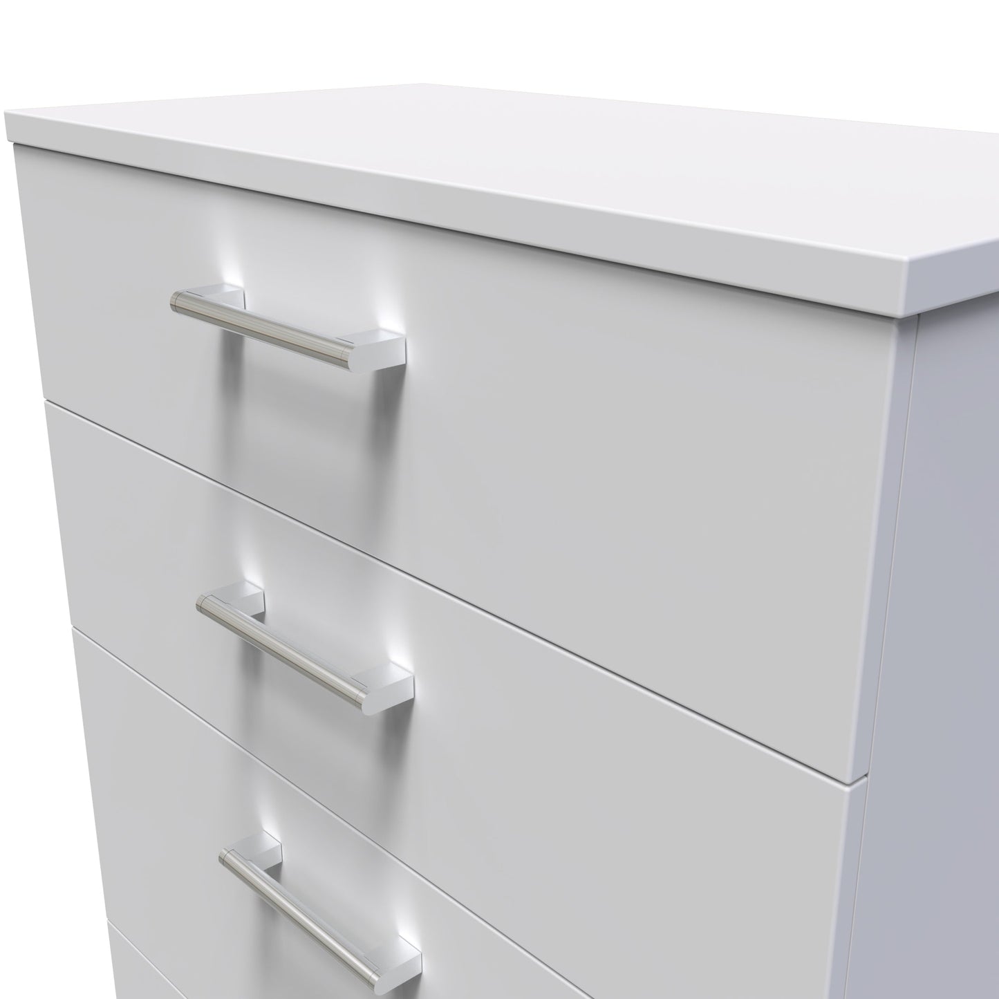 Devon Tall Chest of Drawers Grey 4 Drawers 108cm