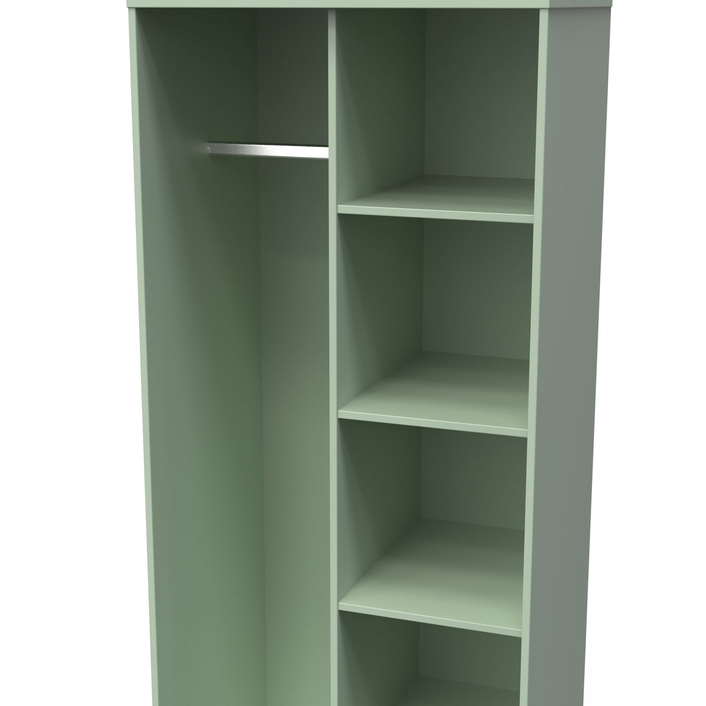 Diamond Tall Wardrobe Not Applicable 5 Shelves 197cm