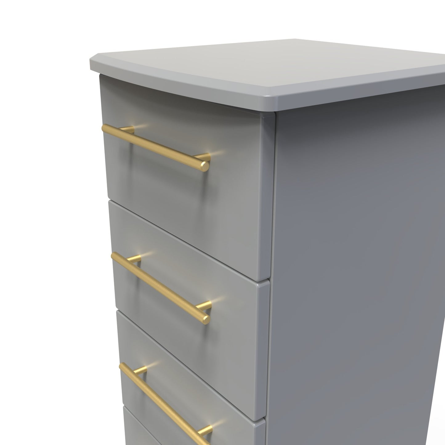Haworth Tall Tallboy Grey 5 Drawers 108cm
