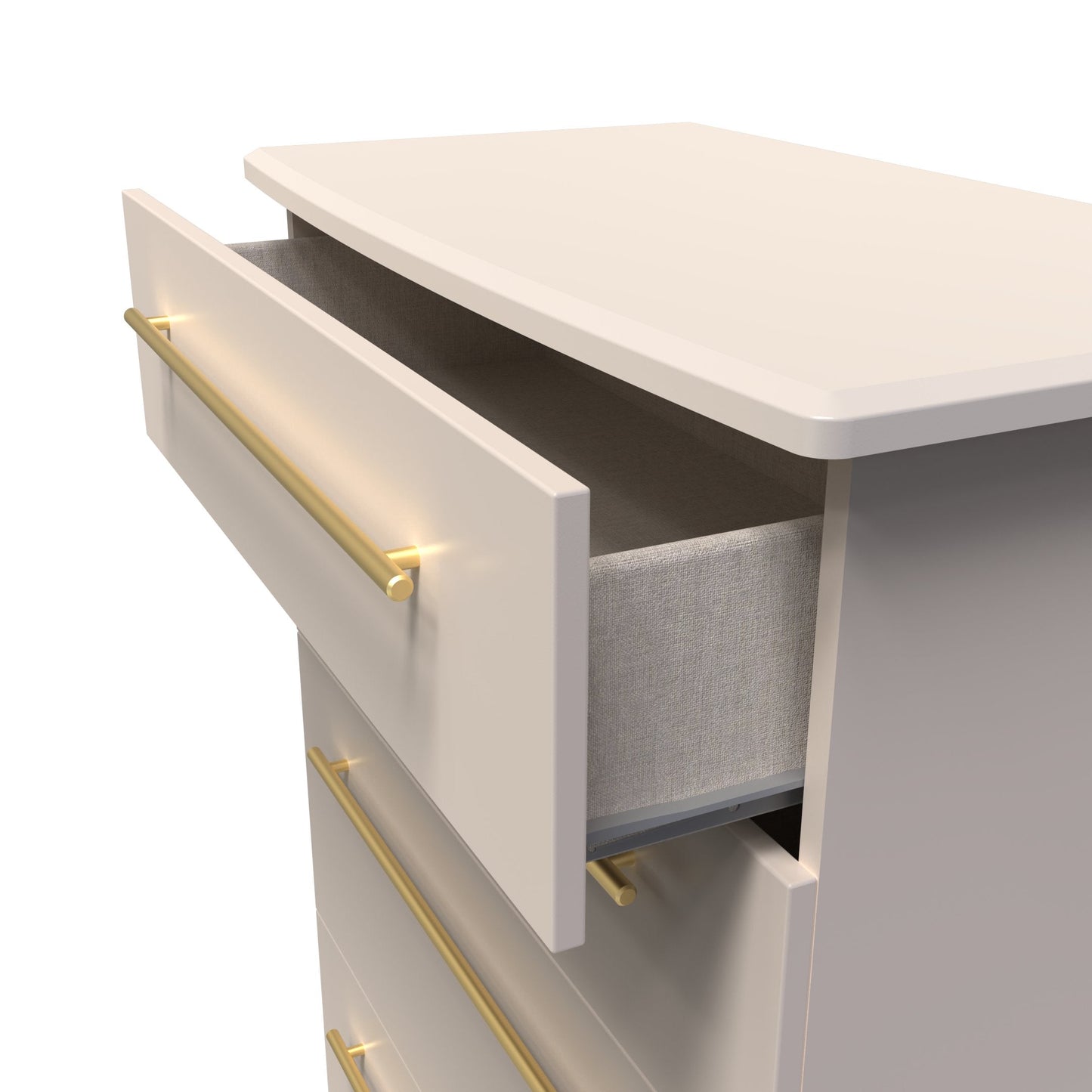 Haworth Tall Chest of Drawers Off-White 4 Drawers 108cm