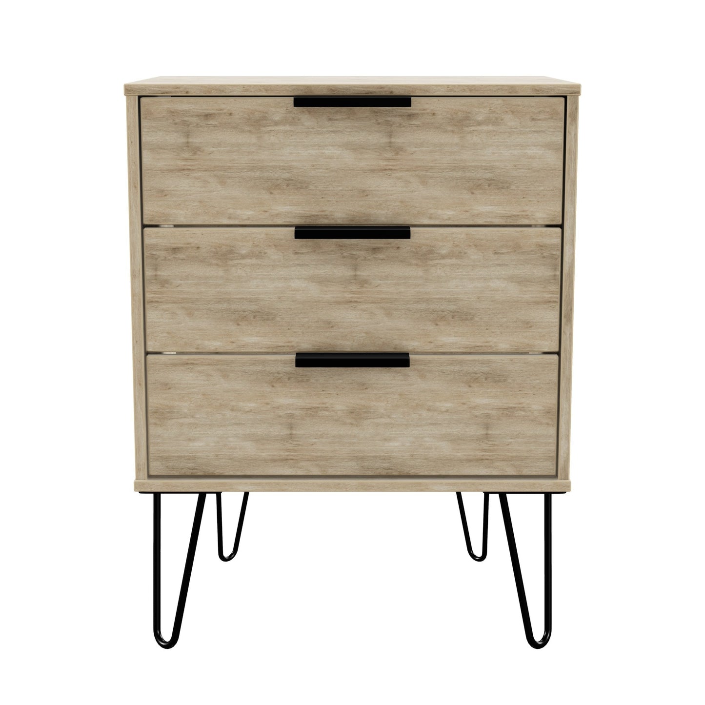 Hong Kong C Chest of Drawers Dark Oak 3 Drawers 40cm