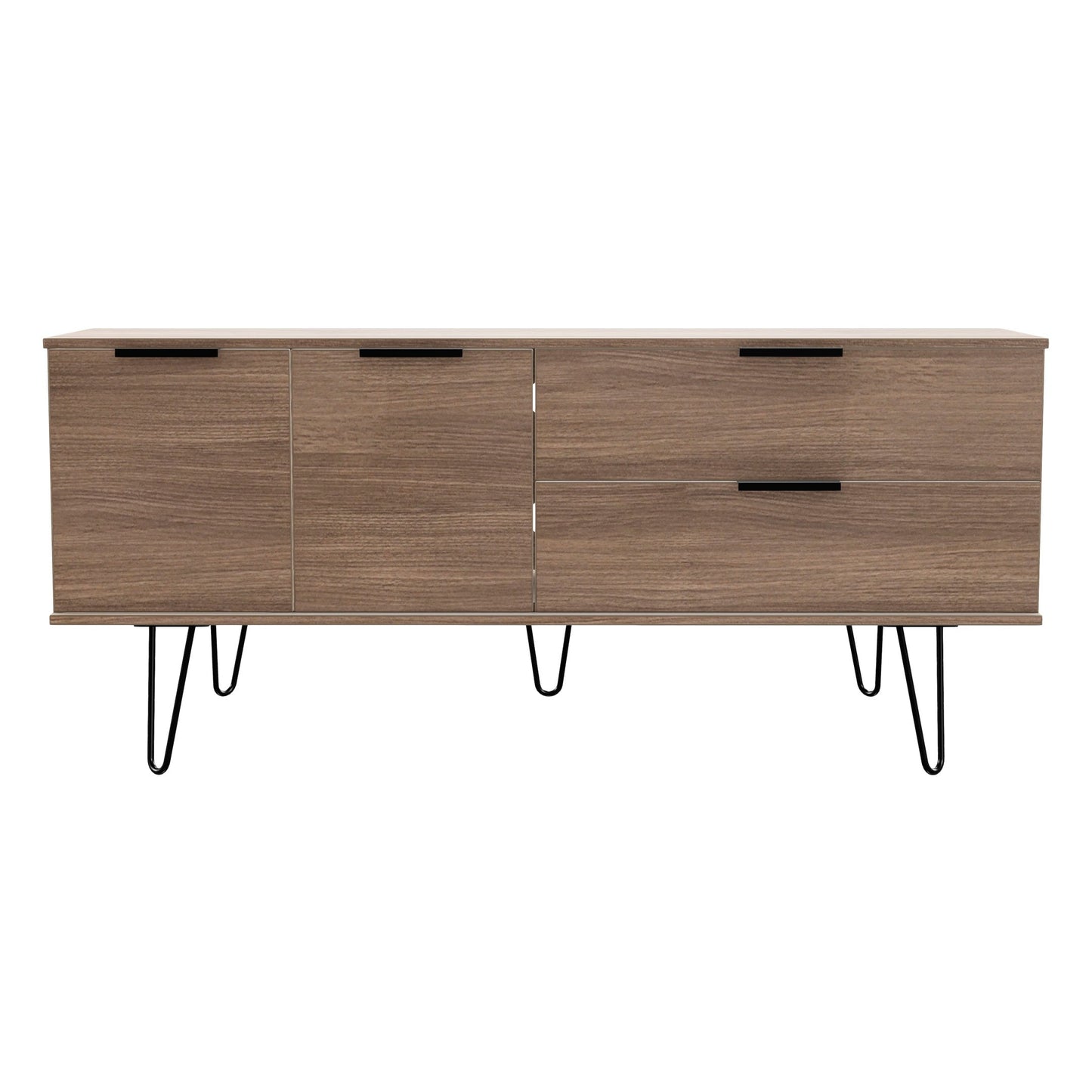 Hong Kong C Large Sideboard Oak 2 Doors 2 Drawers 40cm