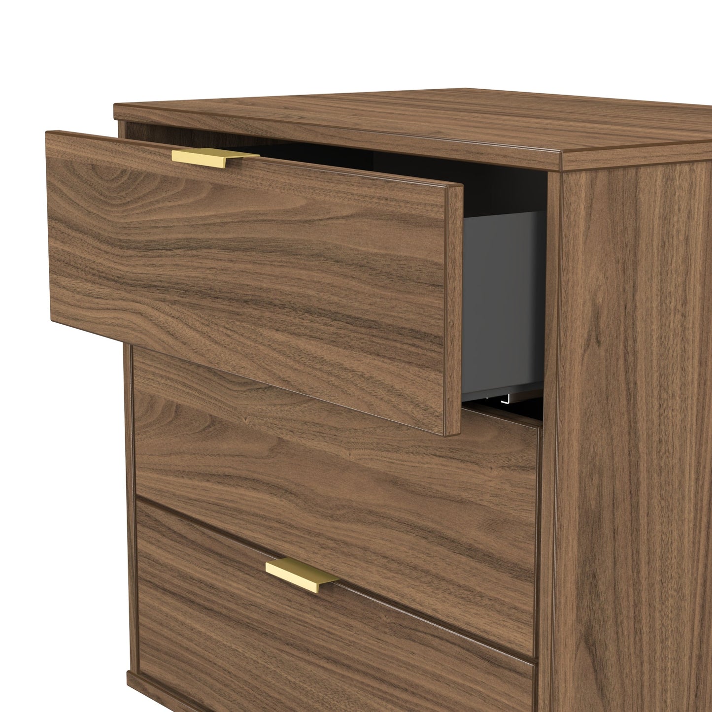 Hong Kong F Chest of Drawers Oak 3 Drawers 76cm