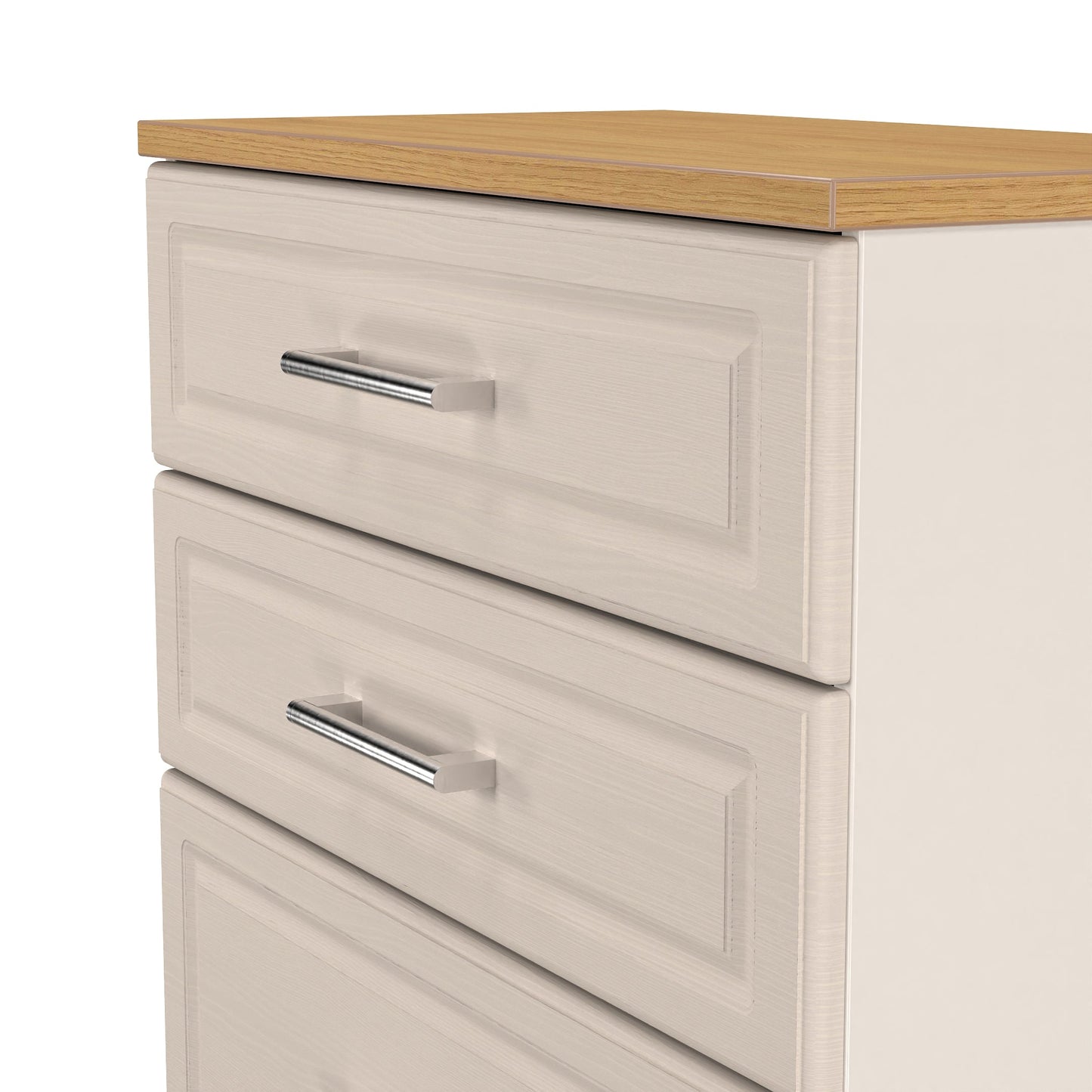 Kent Tall Chest of Drawers Off-White 4 Drawers 108cm