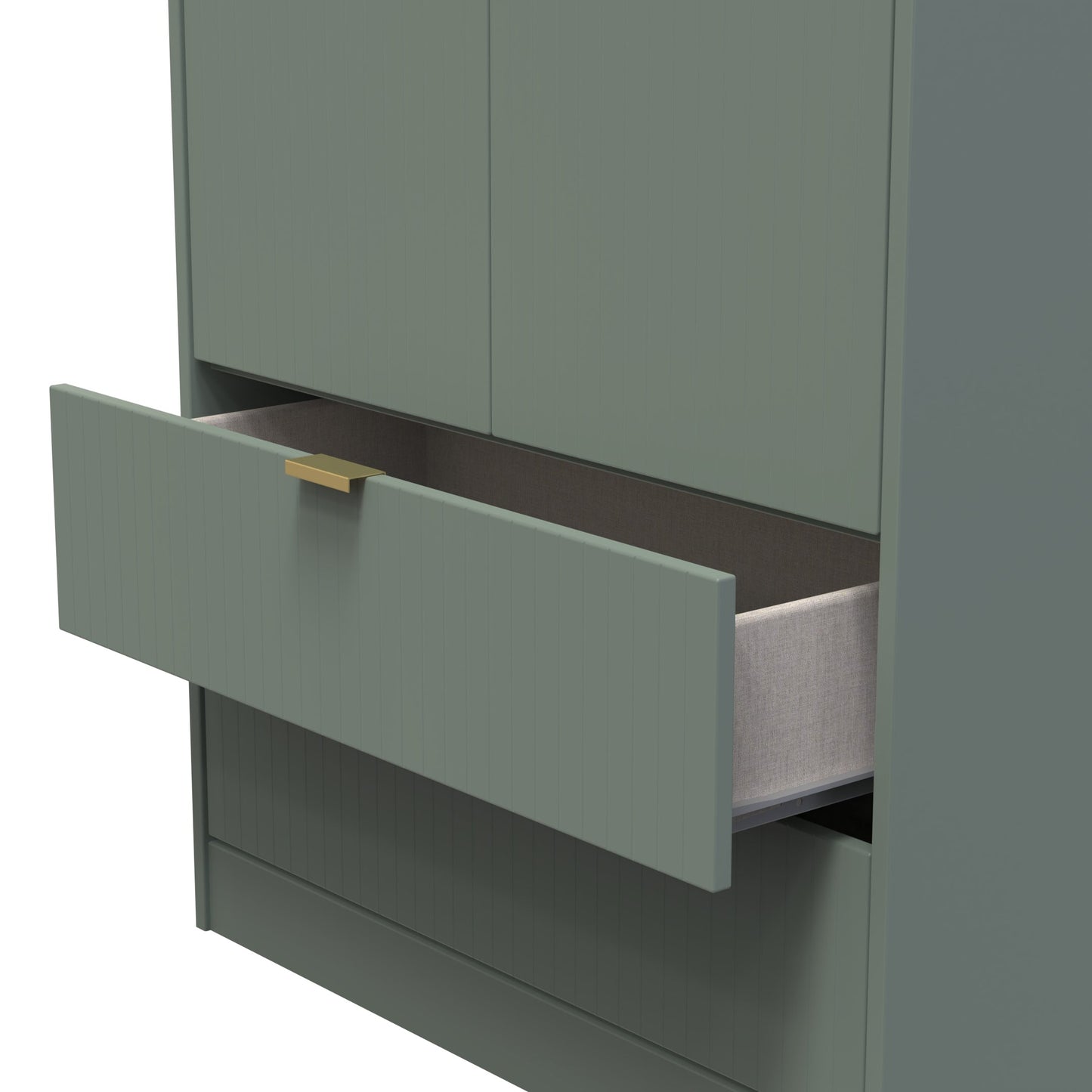 Linear Tall Wardrobe Not Applicable 2 Doors 2 Drawers 197cm