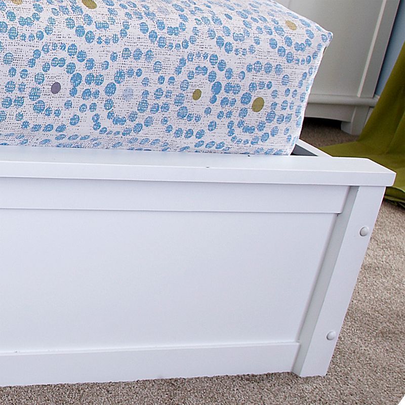 GFW Madrid King Size Ottoman Bed White 5 x 7ft