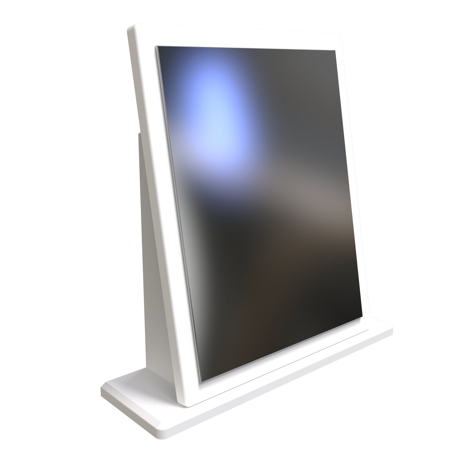 Monaco Mirror Grey & White 50cm