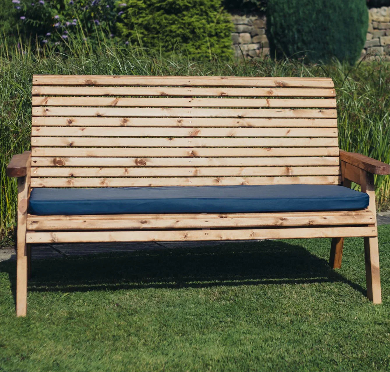 Amesbury Navy Waterproof 3 Seat Cushion by Churnet Valleys - N3C-S