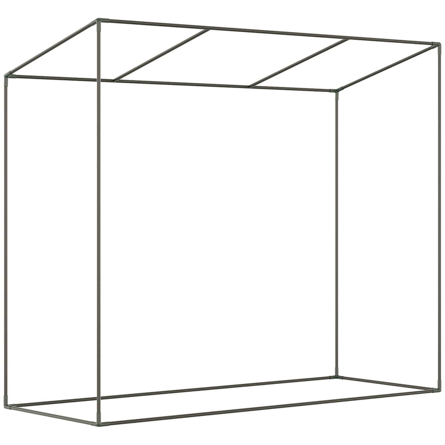 Outsunny 200X76X168cm Walk-In Garden Greenhouse Patio Hot House