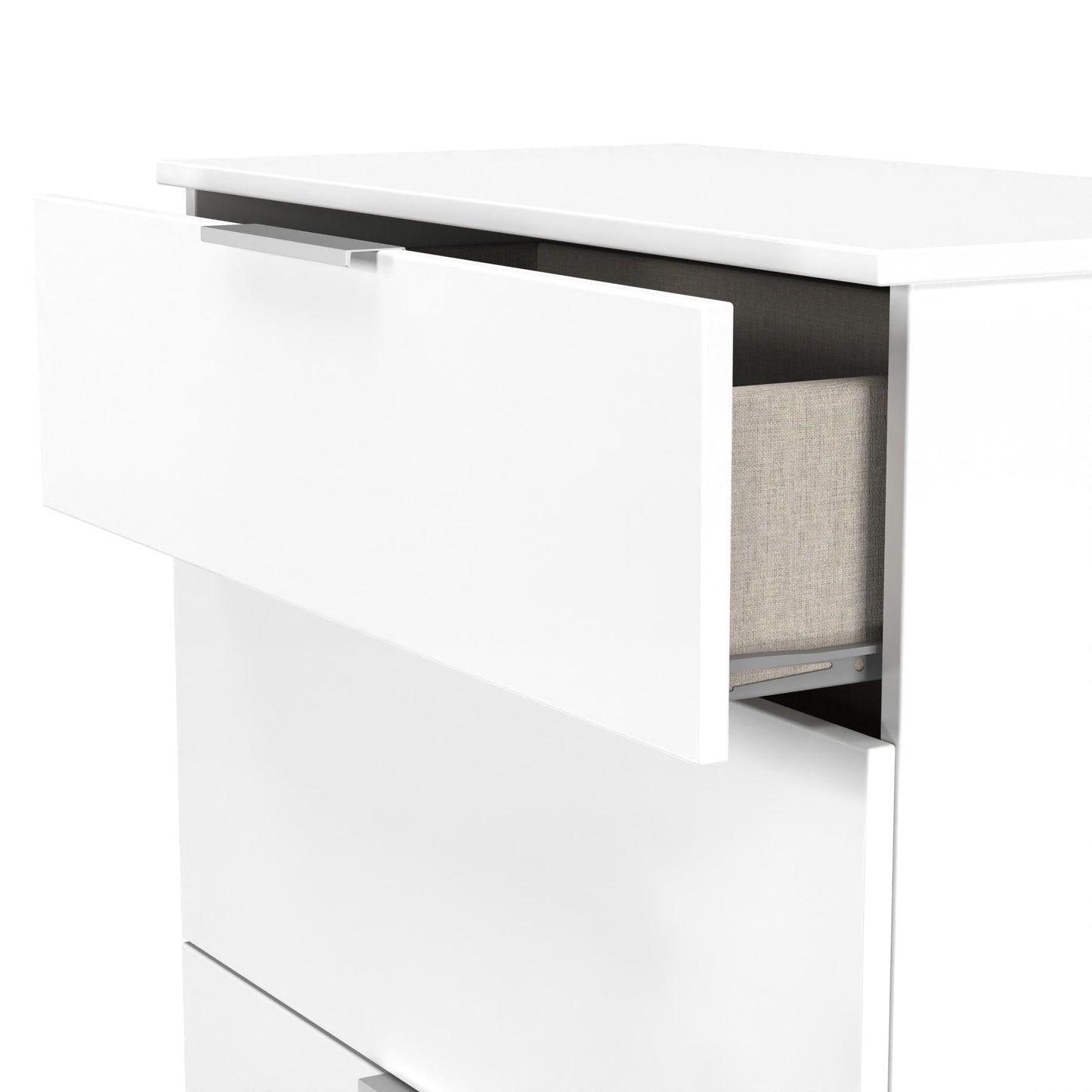 Plymouth Chest of Drawers White 3 Drawers 39cm