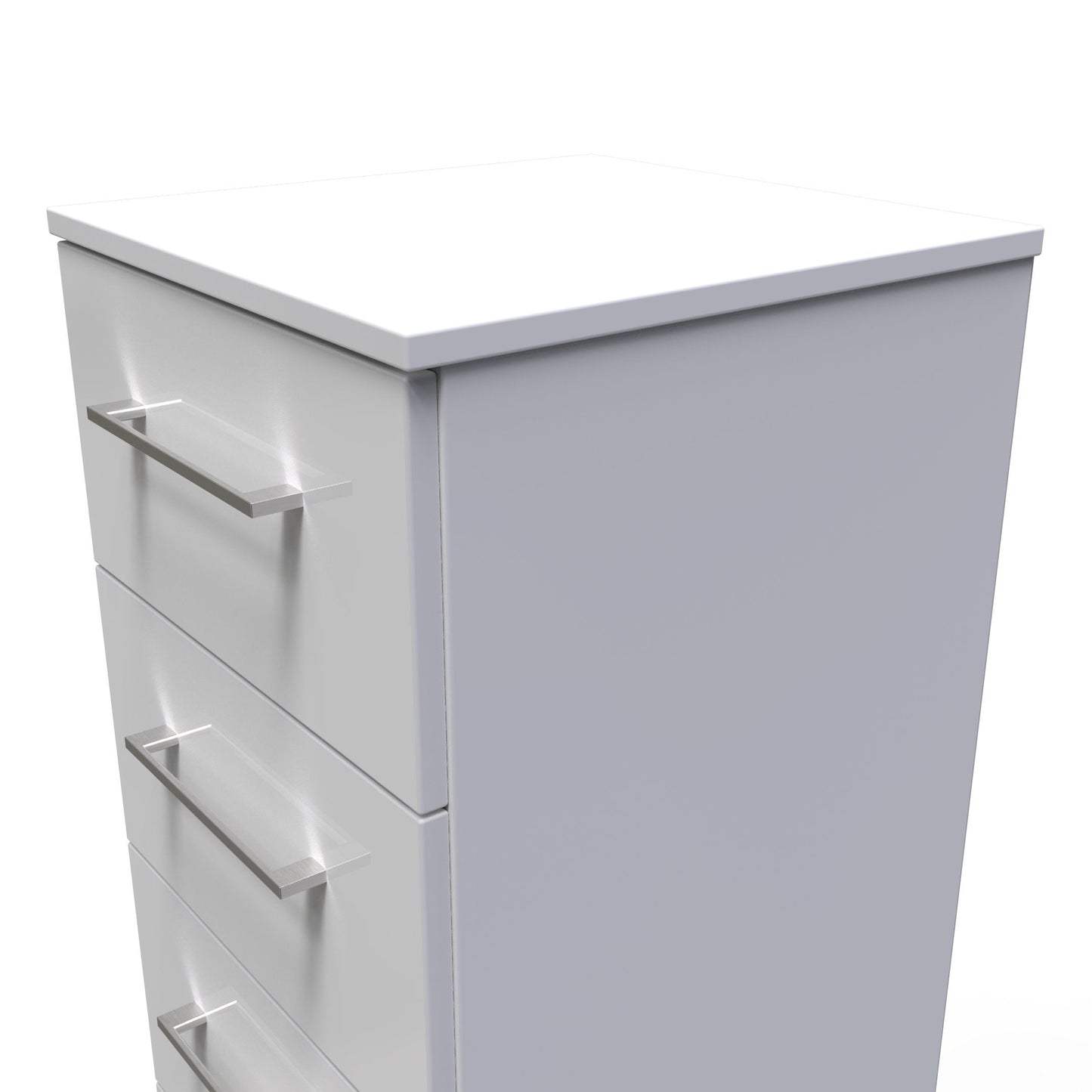 Worcester Tall Tallboy White 5 Drawers 37cm