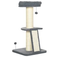 See more information about the PawHut Cat Tree Tower with Scratching Posts