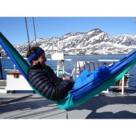 See more information about the Adventure Ice-Blue Hammock - Two Tone Blue & Greeen