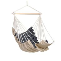 See more information about the California Sand Padded Hammock Chair - Two Tone Cream & Grey