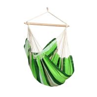 See more information about the Brasil Oliva Hammock Chair - Striped Green