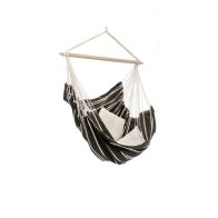See more information about the Brasil Mocca Hammock Chair - Striped Brown & White