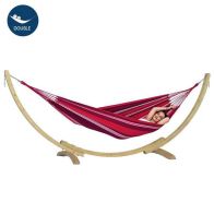 See more information about the Apollo Set Fuego Hammock - Striped Red & Purple