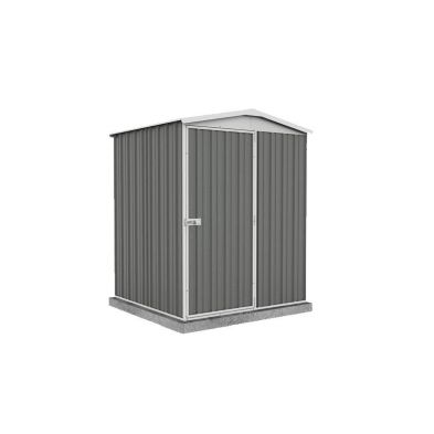 See more information about the Absco Regent 4' 11" x 4' 8" Apex Shed Steel Woodland Grey - Classic