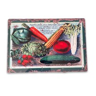 See more information about the Vintage Vegetable Sign Metal Wall Mounted - 42cm