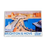 See more information about the Vintage Brighton Sign Metal Wall Mounted - 42cm