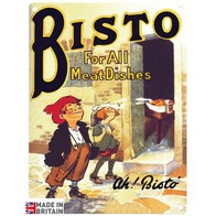 See more information about the Vintage Bisto Sign Metal Wall Mounted - 45cm