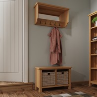 See more information about the Rutland Bench Oak Natural 2 Drawers