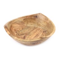 See more information about the Triangular Bowl Wood - 28cm
