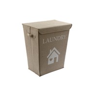 See more information about the Natural Jute Fabric Laundry Basket 50cm