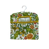 See more information about the Sussex Peg Bag Cotton Yellow with Floral Pattern - 36cm