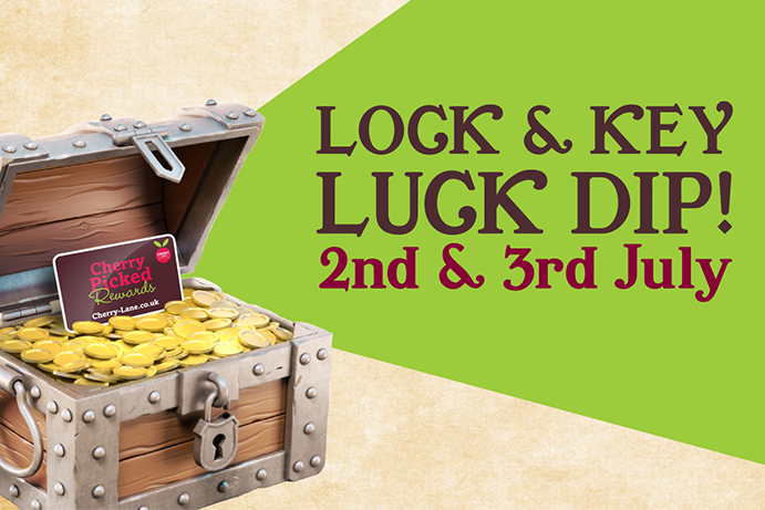 Lock and key lucky dip event at cherry lane