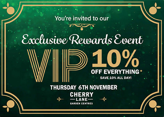 Join us on Thursday, 6th November for a special 10% Off VIP Day