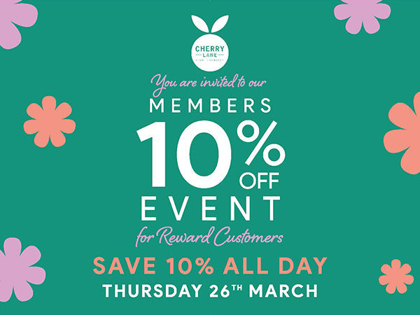 Rewards Exclusive - 10% Off* Day Thursday 26th March All Day