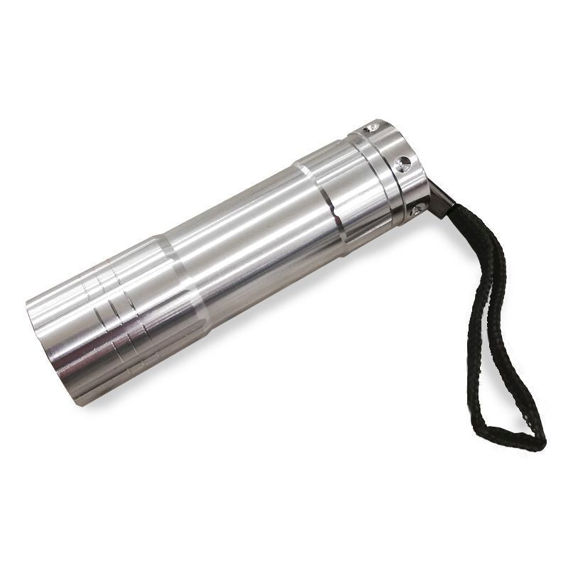 Silver torch with an adjustable wrist strap