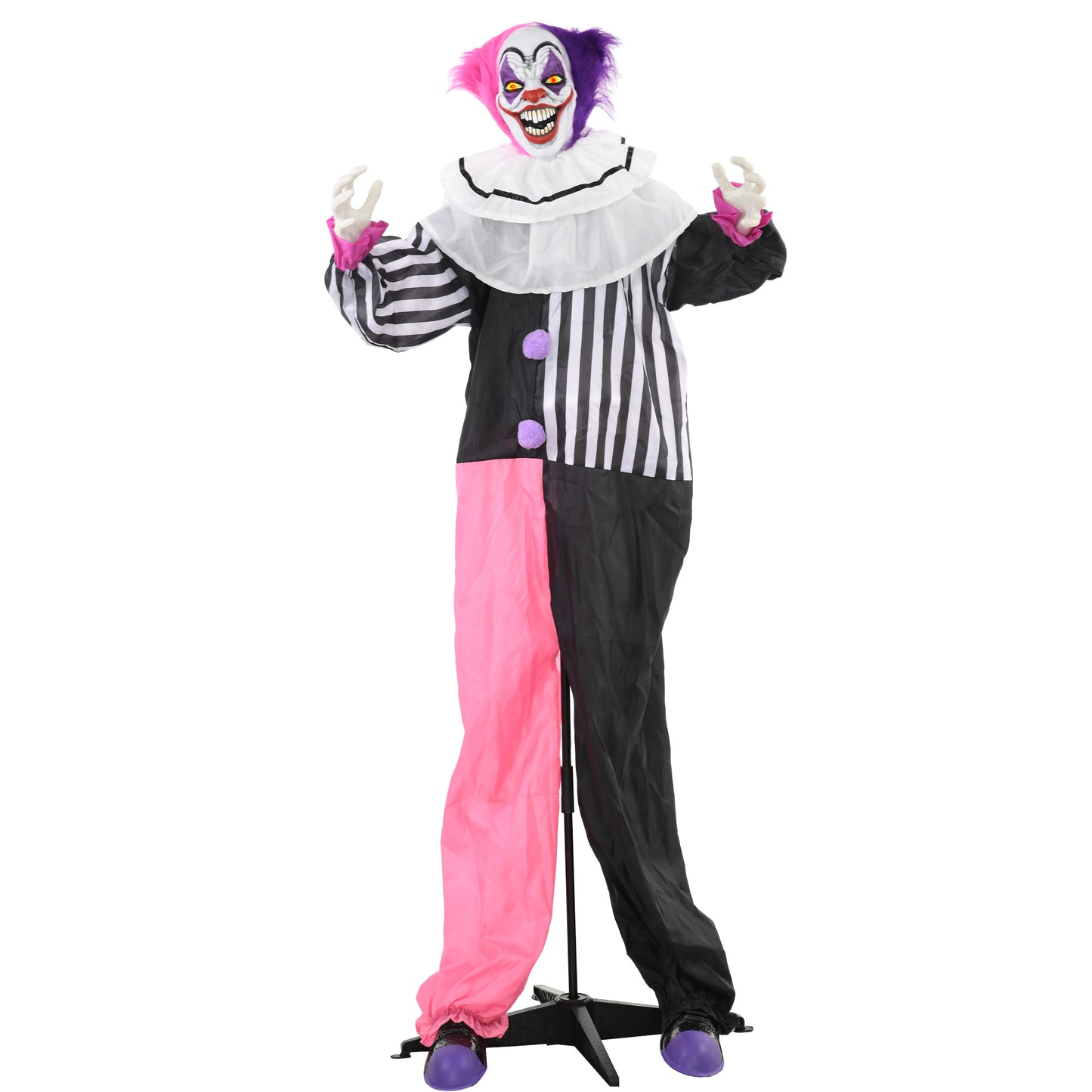 Animated Clown Halloween Decoration - 173cm