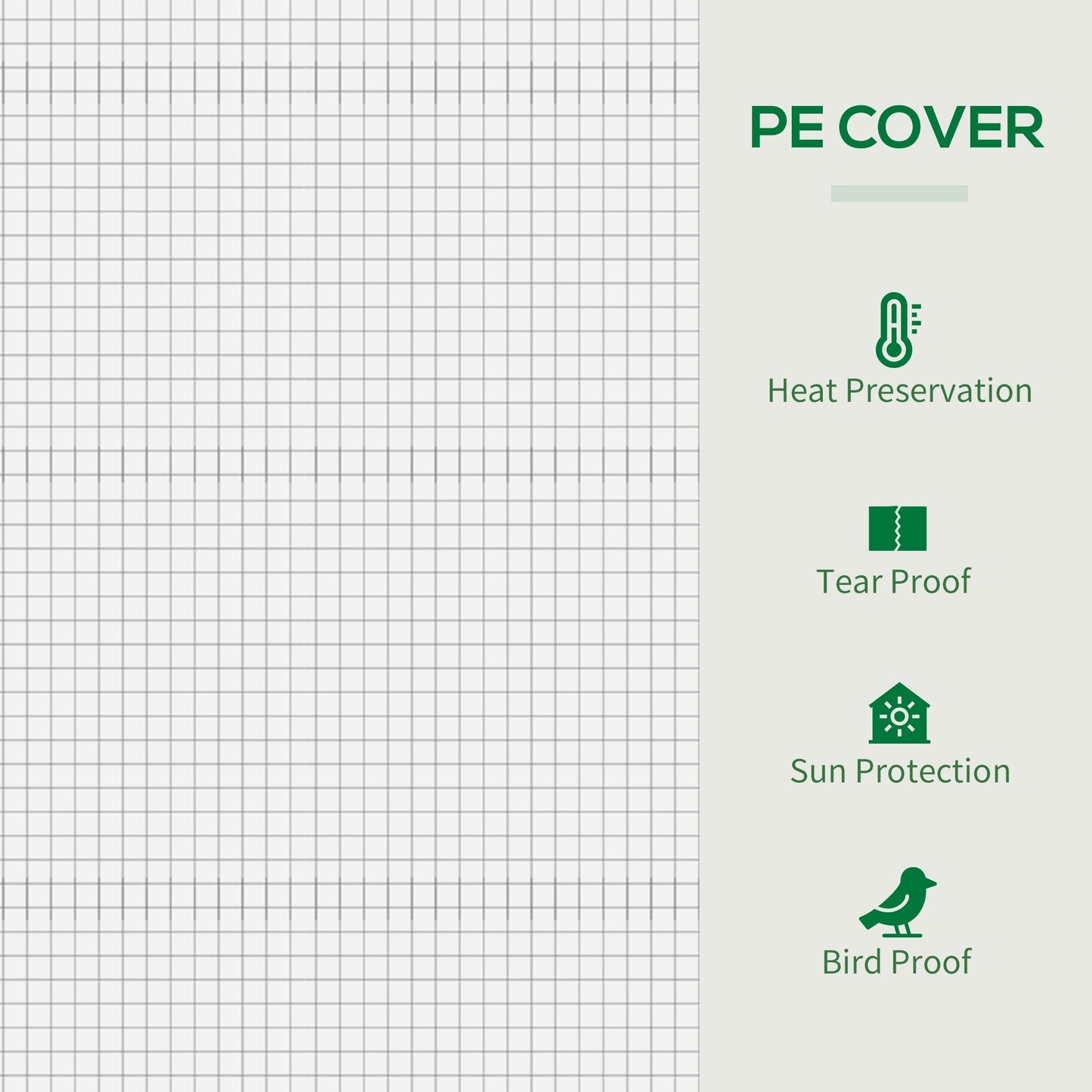 Outsunny 200X76X168cm Walk-In Garden Greenhouse Patio Hot House