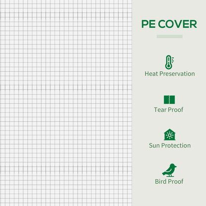 Outsunny 200X76X168cm Walk-In Garden Greenhouse Patio Hot House