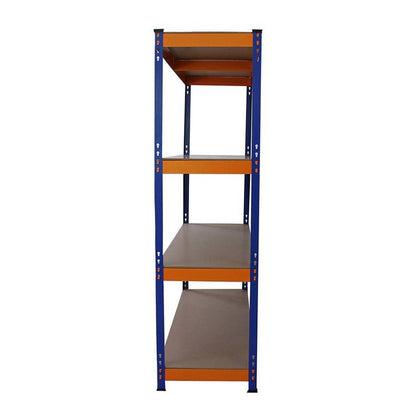 Raven Steel Shelving Units 180cm - Blue & Orange Set Of Ten S-Rax 150cm by Raven