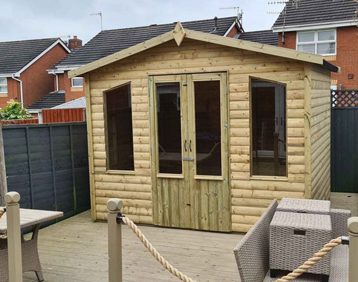Chatsworth Garden Summerhouse 12FT Front x 12FT Deep by Churnet Valley - CHATS12X12 Primary Image