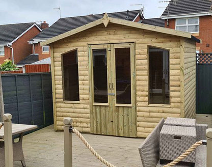 Chatsworth Garden Summerhouse 10FT Front x 14FT Deep by Churnet Valley - CHATS10X14 Primary Image