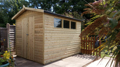 Apex Garden Shed 8ft long x 6ft wide by Churnet Valley - APEX8X6