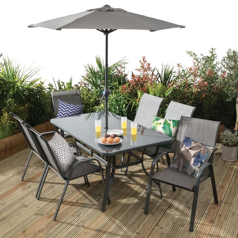 Montagu Garden Patio Dining Set 6 Seats