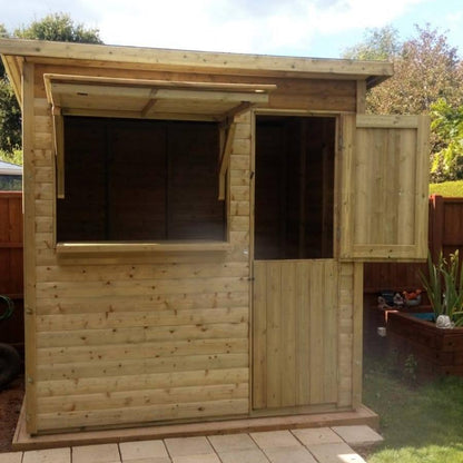 Pent Garden Bar 8 x 6 by Churnet Valley - XCH02