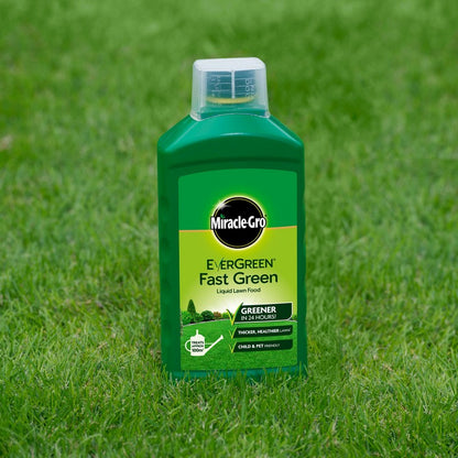 Miracle Gro 1L Fast Green Lawn Food - 100 Square Metres Coverage