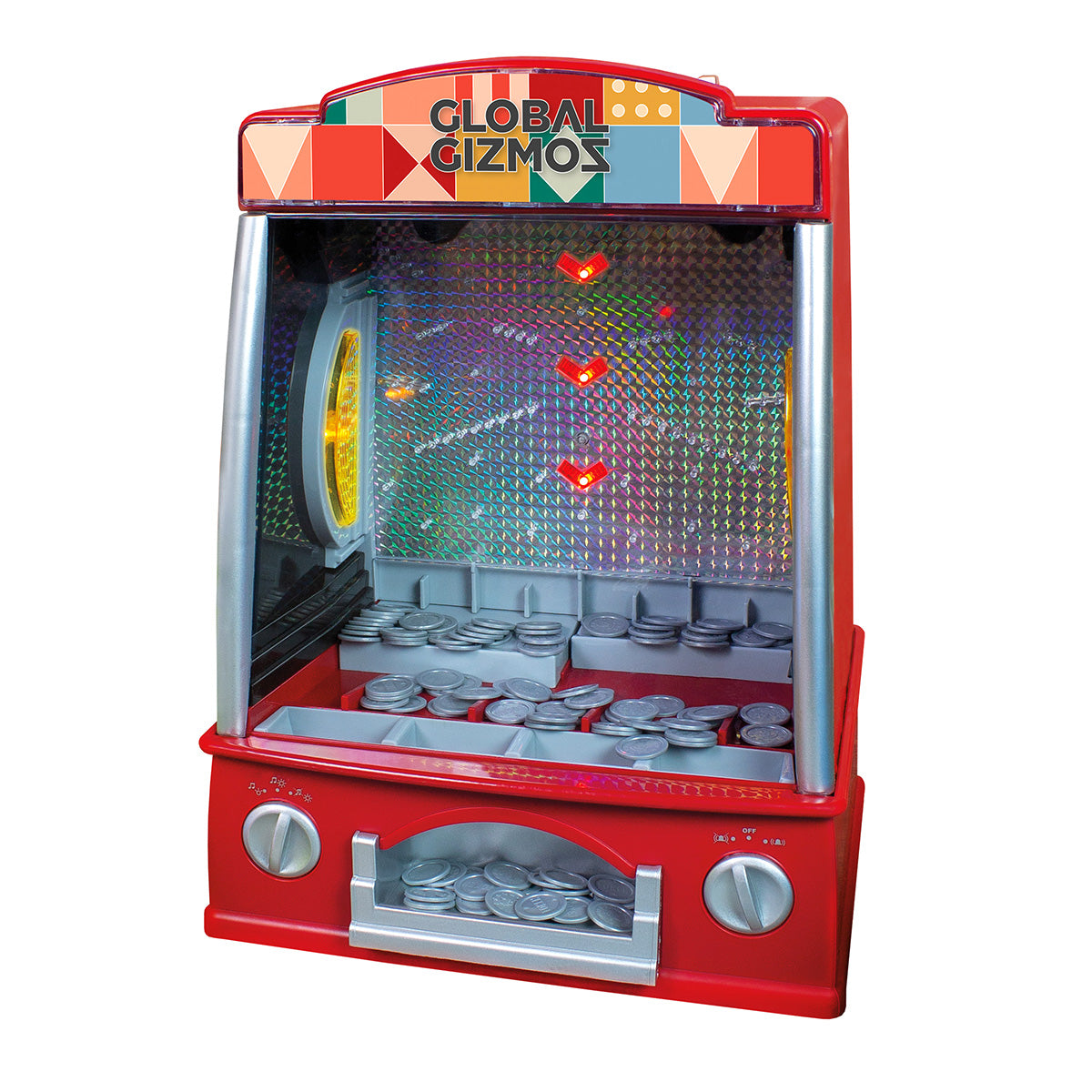 Coin Pusher Arcade Machine By Global Gizmos